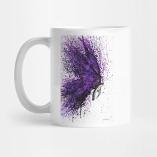 Purple Sky Butterfly Mug